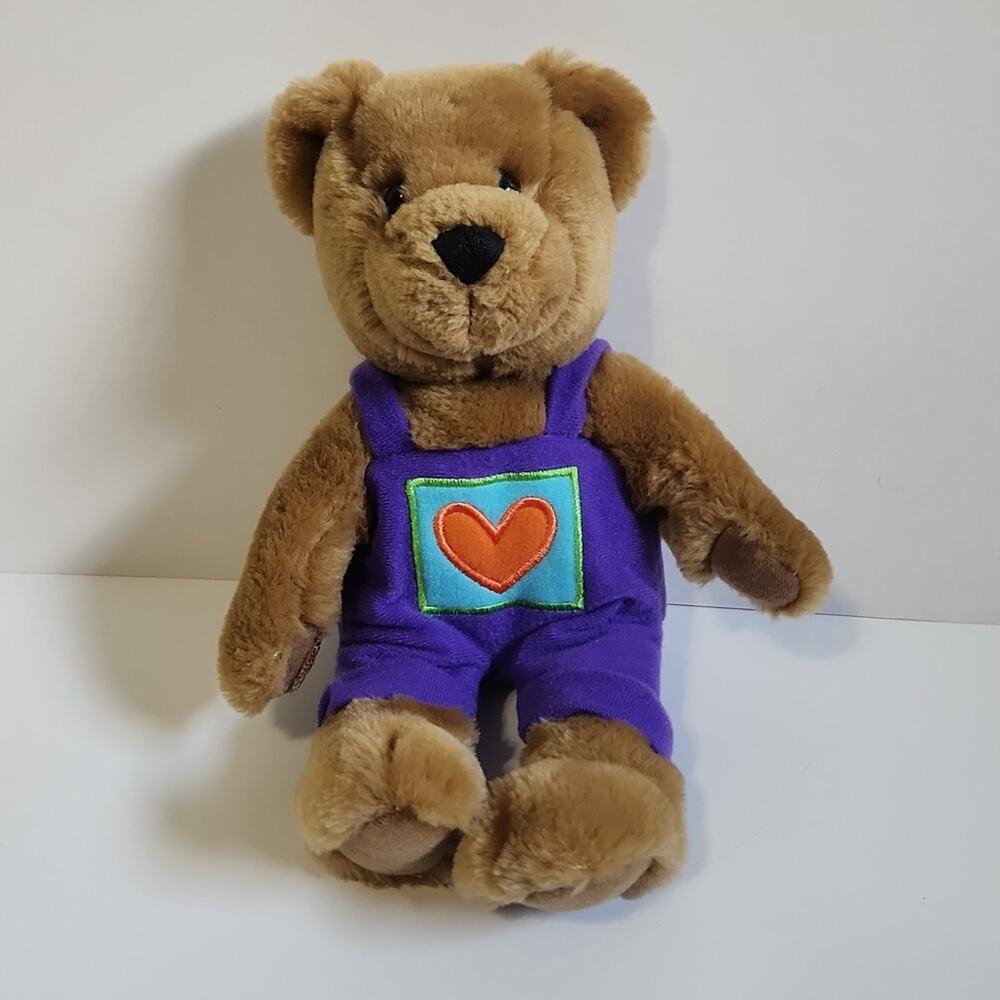Hallmark Kiss Kiss Brown Bear Movable Head Magnetic Nose Hook & Loop Paws